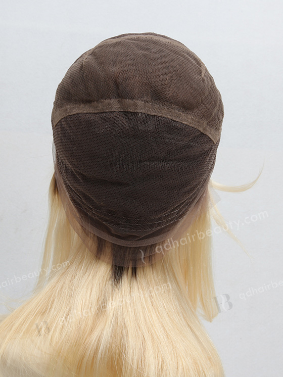 Dark Roots Blonde Layered Lace Wig WR-LW-015