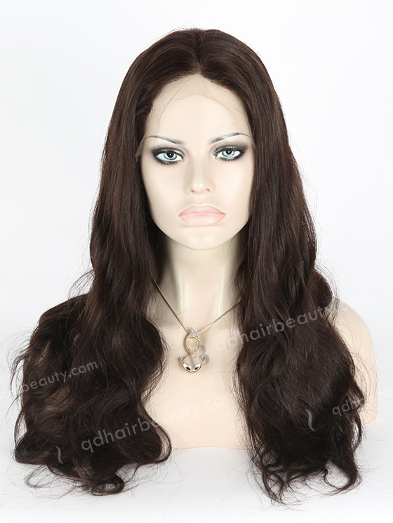 In Stock Indian Remy Hair 20" Body Wave 1b# Color Full Lace Wig FLW-01599