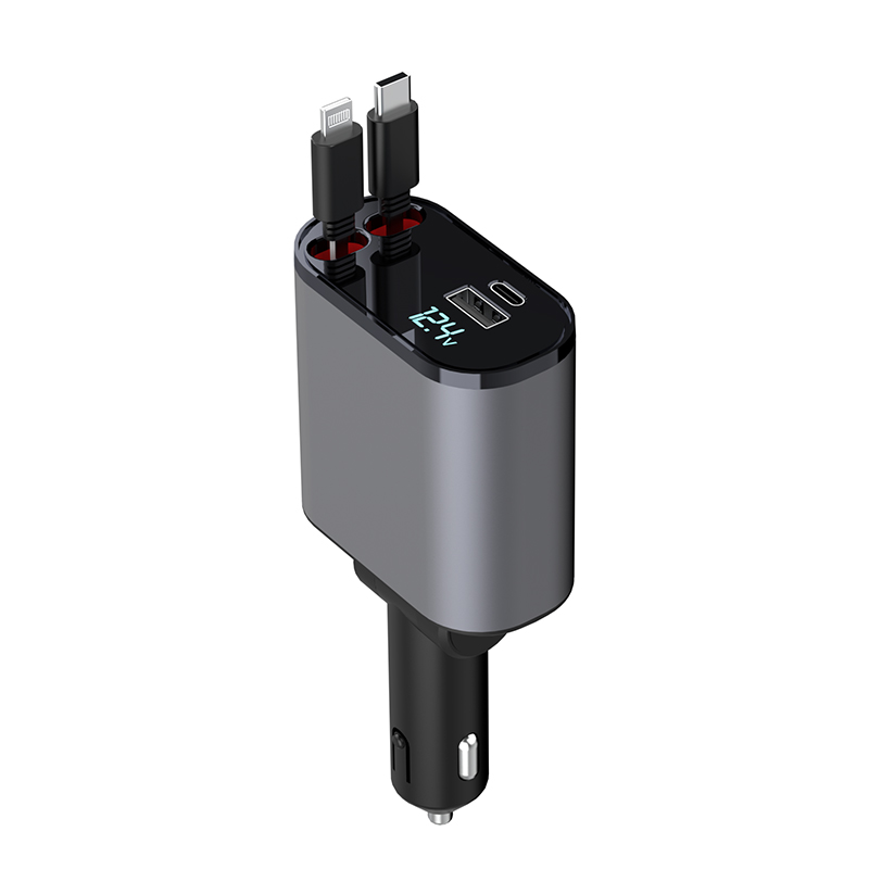 IBD-PT16-Retractable car charger