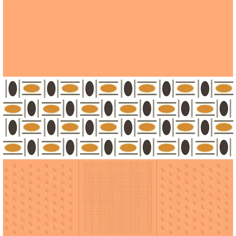 3D Orange wall tiles 200*600