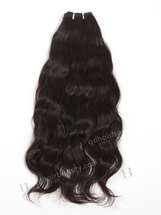 In Stock Indian Virgin Hair 18" Natural Wave Natural Color Machine Weft SM-037