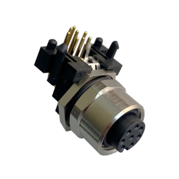 M12 8PIN Right Angle Female Connector