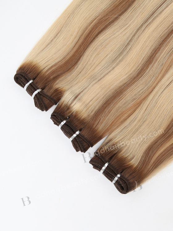 In Stock Malaysian Virgin Hair 22" Straight T9/60# with 9# highlights Color Machine Weft SM-360