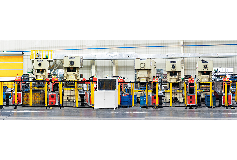 Small stamping automatic production line