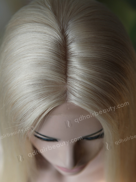 White Human Hair Wig WR-ST-028