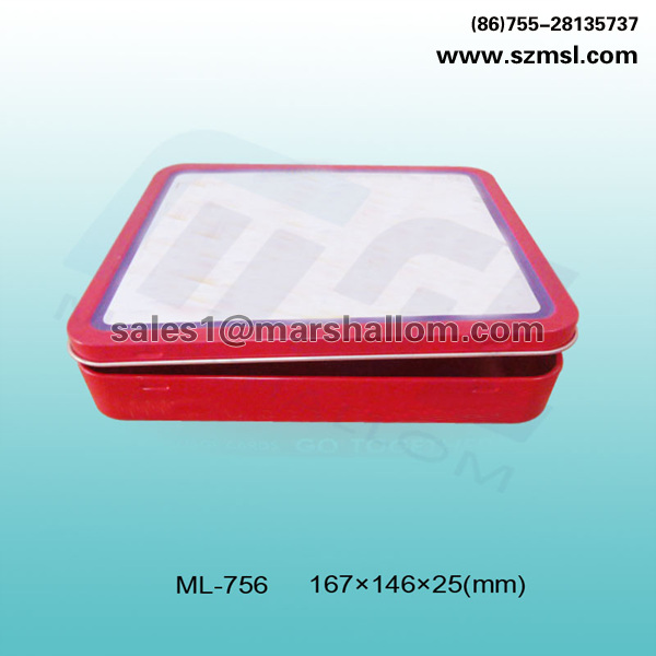 ML-756 Rectangular tin box