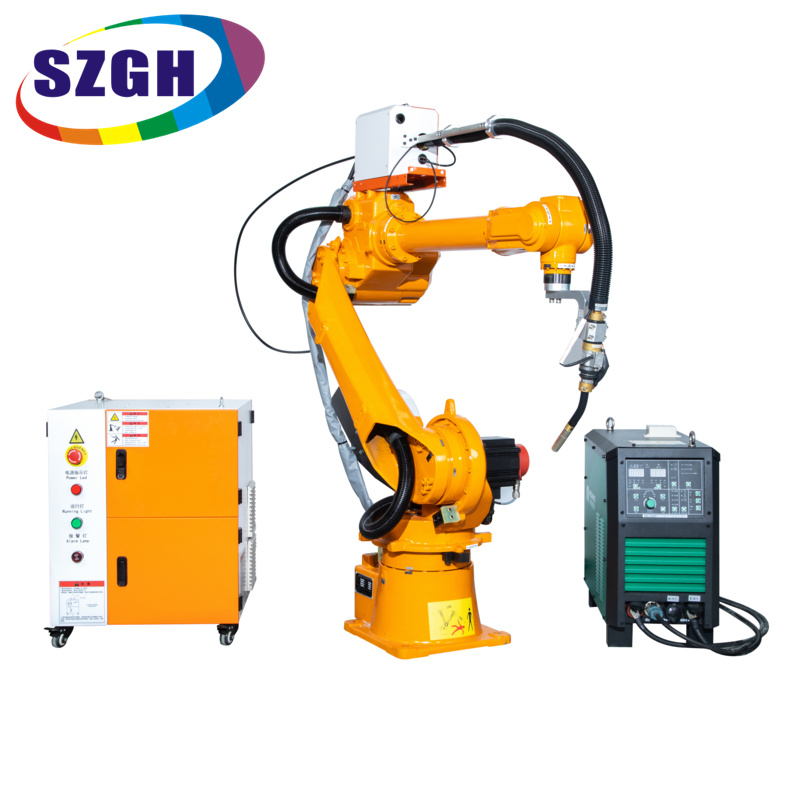 6-8 Axis MIG/Mag/TIG/CO2 Intelligent Welding Robot CNC Controlled Automatic Welding Machine Industrial Welding Robot with 6kg Axis 6kg Light Loading