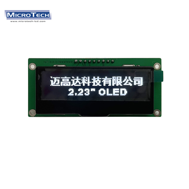 128*32 PMOLED COB black and white dot matrix module IC SSD1305 SPI interface