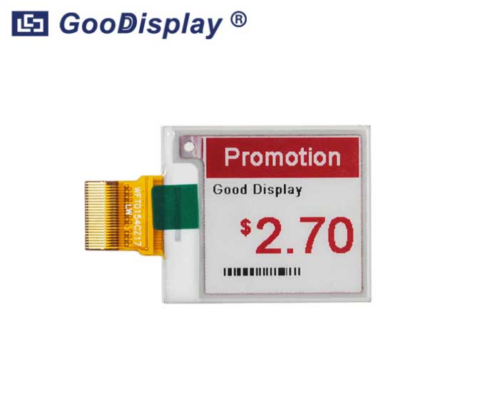 1.54 inch tri-color e-paper display module, GDEW0154Z17