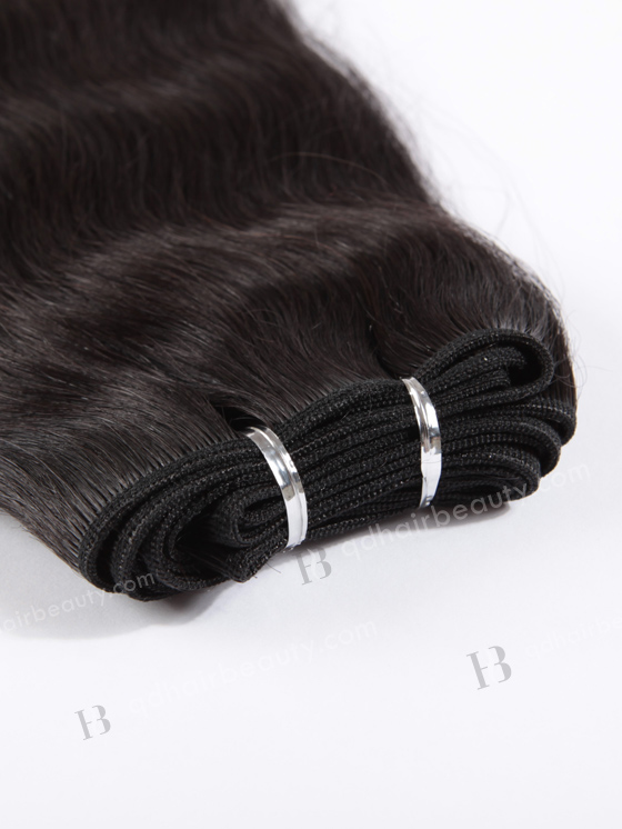 In Stock Chinese Virgin Hair 14" Natural Straight 1B# Color Machine Weft SM-708