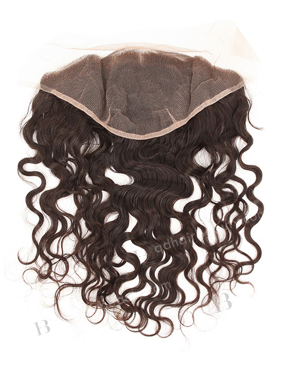 Indian Virgin Hair 14" Brazilian Curl Natural Color Lace Frontal WR-LF-015