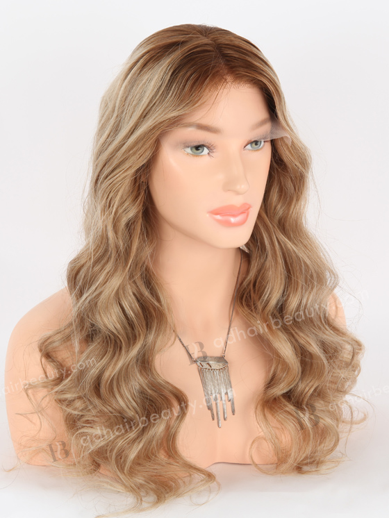 In Stock European Virgin Hair 20" Beach Wave B116 Color Lace Front Wig RLF-08012