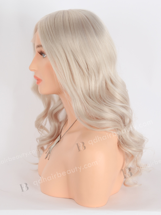 In Stock European Virgin Hair 18" Beach Wave Silver Color Grandeur Wig GRD-08025