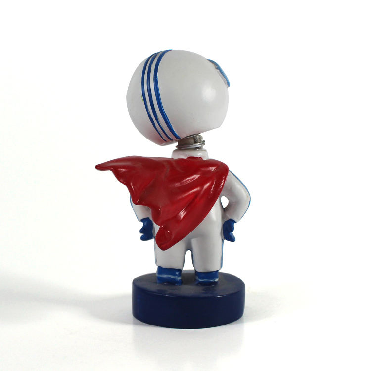 Resin crafts Fashion resin small superman action figures bobble head