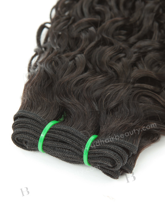 Hot Selling Double Drawn 14'' 5a Peruvian Virgin Loose Pissy Curl Natural Color Hair Wefts WR-MW-151