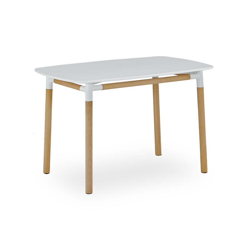Modern Kitchen Room Table with Beech Wood Legs