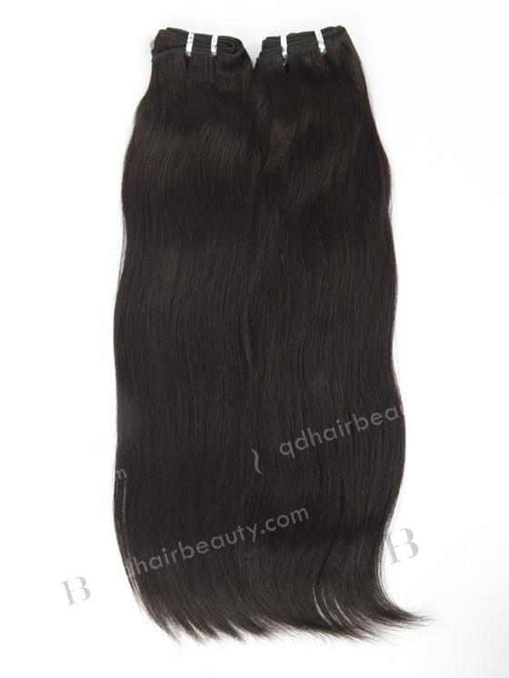 In Stock Indian Remy Hair 18" Straight 1B# Color Machine Weft SM-076