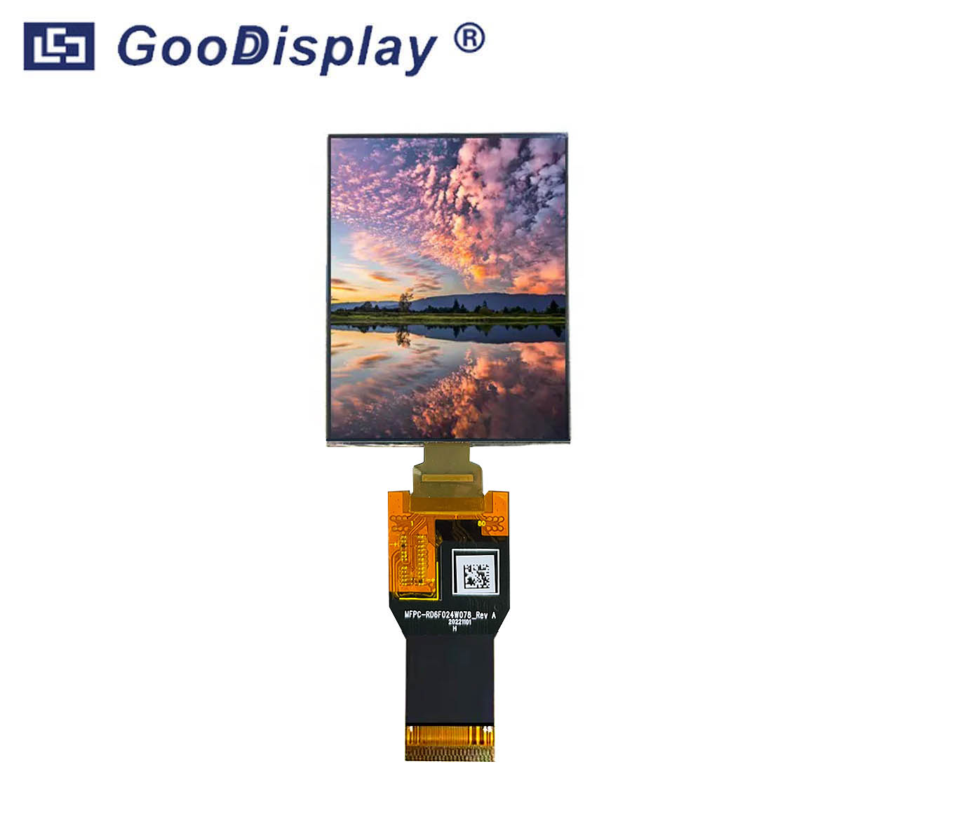 2.4 inch Rigid AMOLED 450x600 Colorful oled display supports -20℃~80℃, GDOZ0240CP45