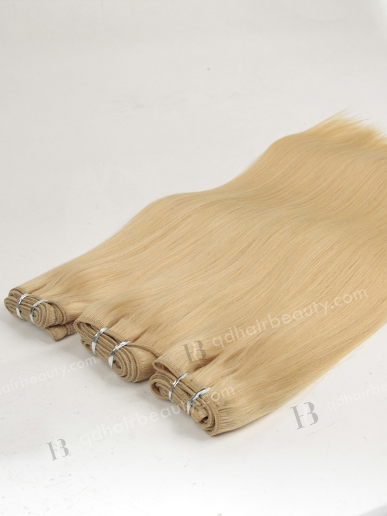 In Stock Malaysian Virgin Hair 22" Straight 613# Color Machine Weft SM-348