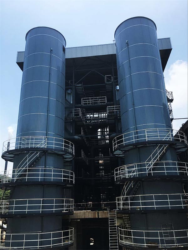 In 2017, Luwei provided two sets 110m3 pulverized coal ash welding tanks for Yinlu Group.