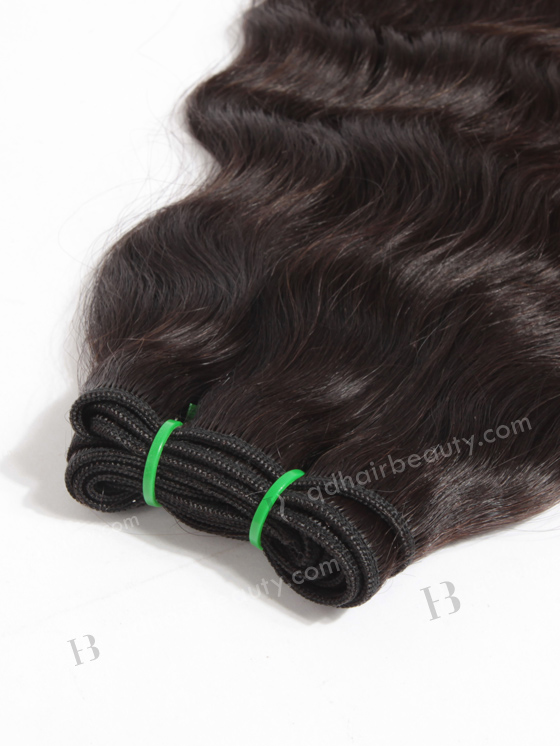 In Stock Brazilian Virgin Hair 20" Natural Wave Natural Color Machine Weft SM-058
