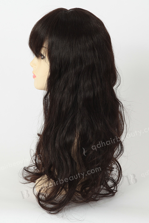 Glueless Full Lace Wig Brazilian Remy With Bangs WR-GL-015