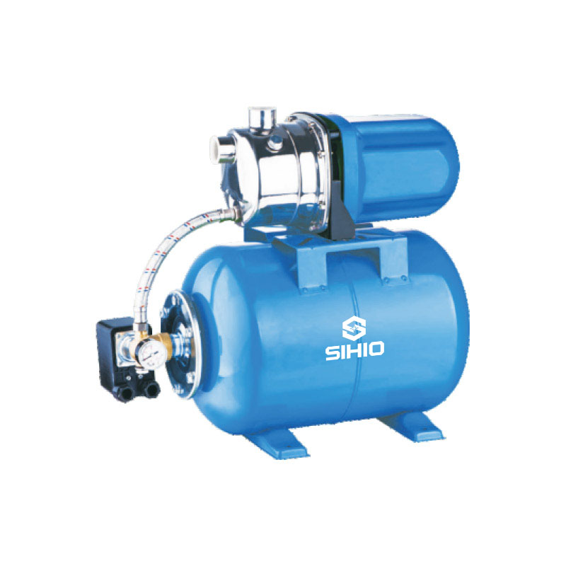 SGP-A Shallow Well S.S JET Self Priming Pump with Pressure Tank System & Motor Protector