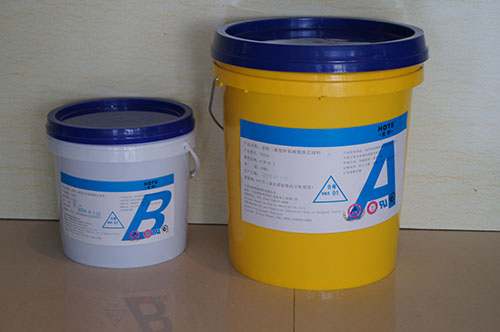 Two-component epoxy resin core coating 7025A/B