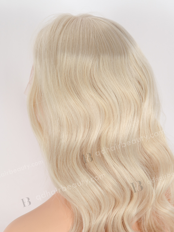 In Stock European Virgin Hair 20" Beach Wave White Color Lace Front Wig RLF-08031