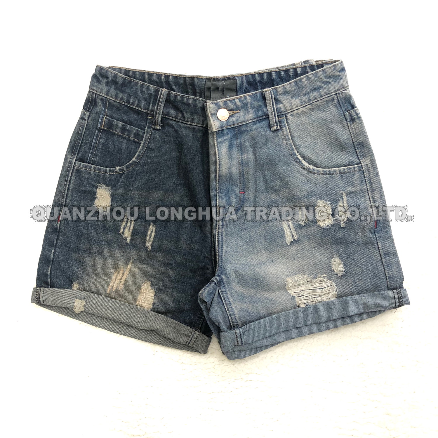 Ladys and Girls Denim Shorts Jeans Apparel Trousers New Fashion Cotton Hole