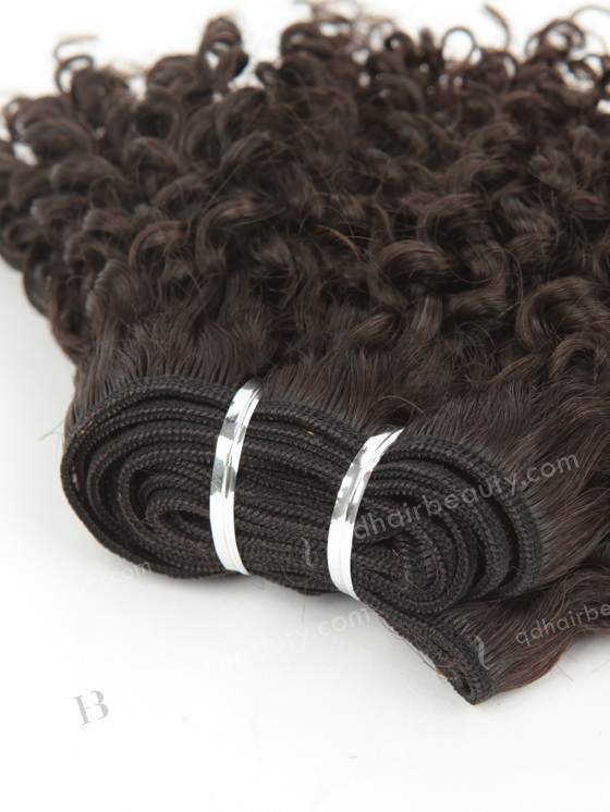 In Stock Brazilian Virgin Hair 10" Jeri Curl Natural Color Machine Weft SM-492