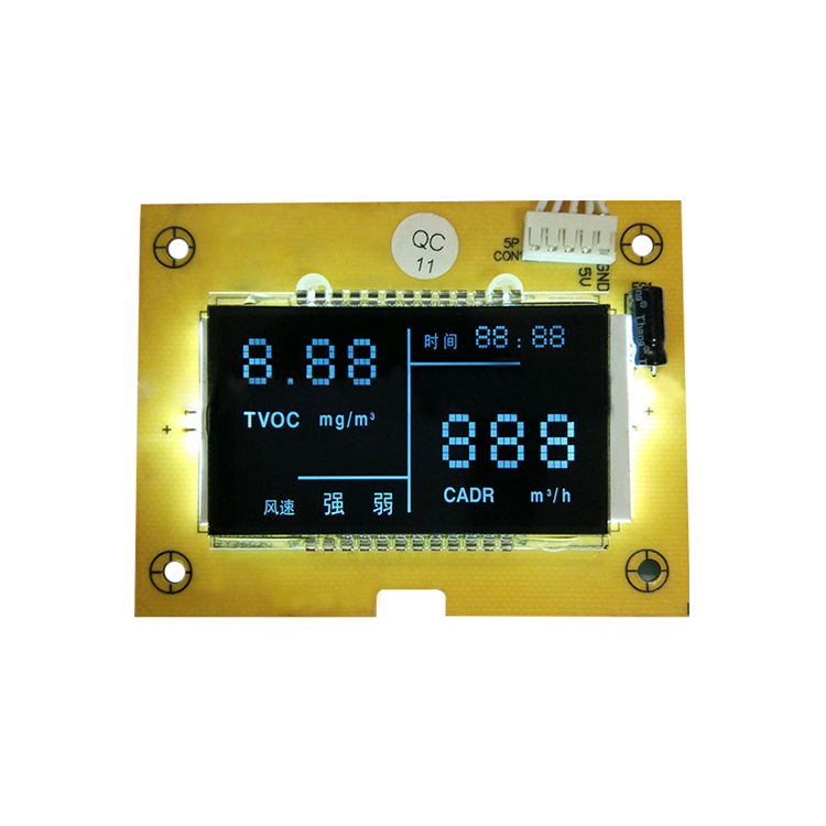 Air purifier control panel LCD display circuit board of fresh air fan