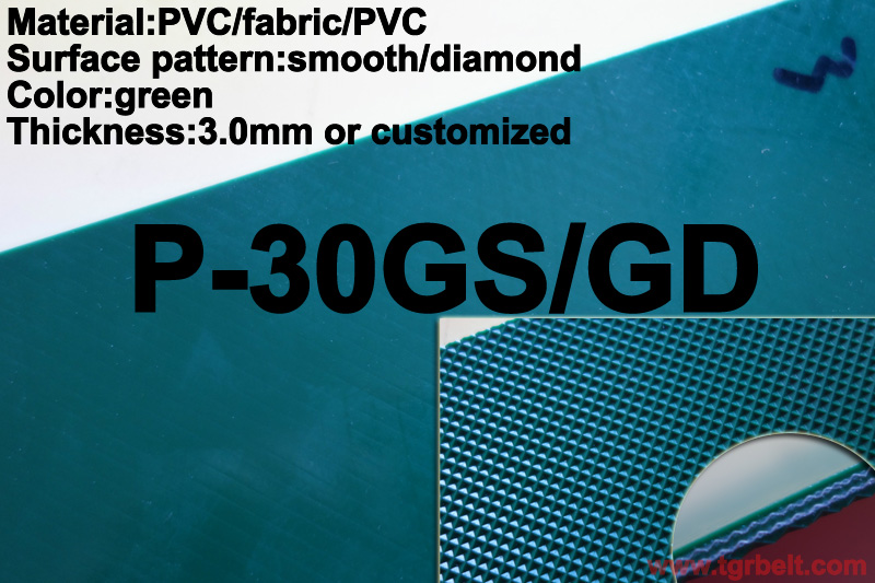 2 Sides Corrosion-Resistant Conveyor Belt P-30GS/GD