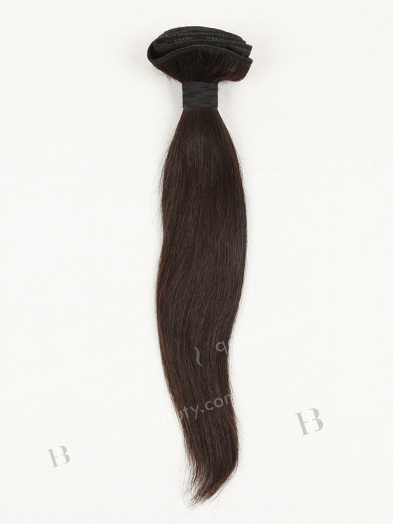 In Stock Cambodian Virgin Hair 12" Straight Natural Color Machine Weft SM-916