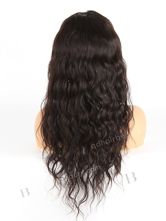 In Stock Brazilian Virgin Hair 20" Natural Wave Natural Color Full Lace Wig FLW-04083