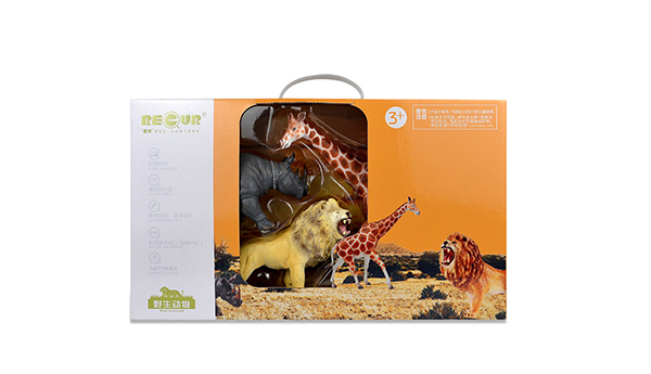 Animal Toys - Wild Animal Set｜Lion Toy & Giraffe Toy & African elephant Toy
