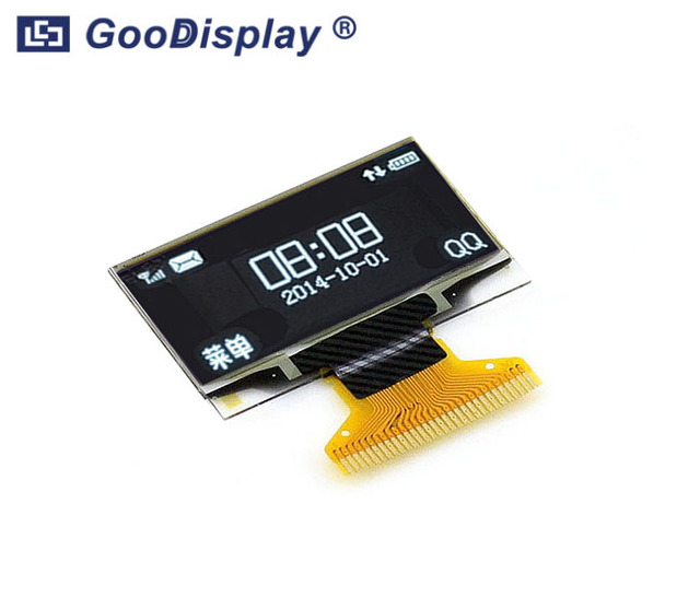 1,29-Zoll-OLED-Display mit breitem Temperaturbereich, FPC-Soldering