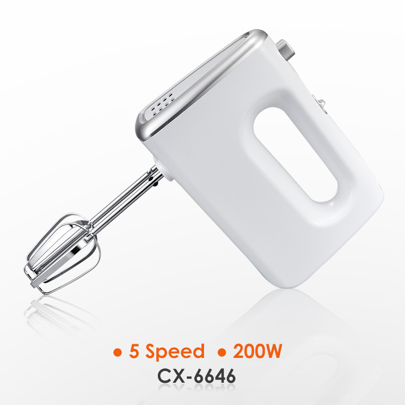 CX-6646 5 Speeds 100W 120W 150W 200W Egg Beater Electric Hand Held Mixer