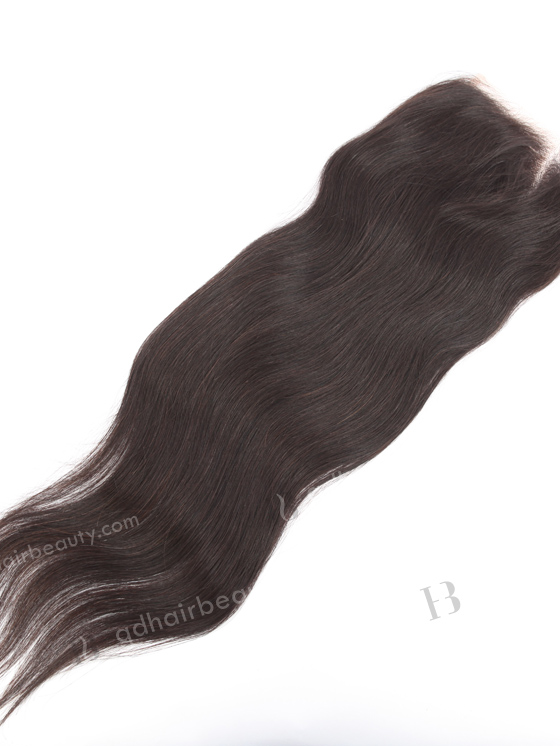 In Stock Indian Remy Hair 18" Straight Natural Color Top Closure STC-411