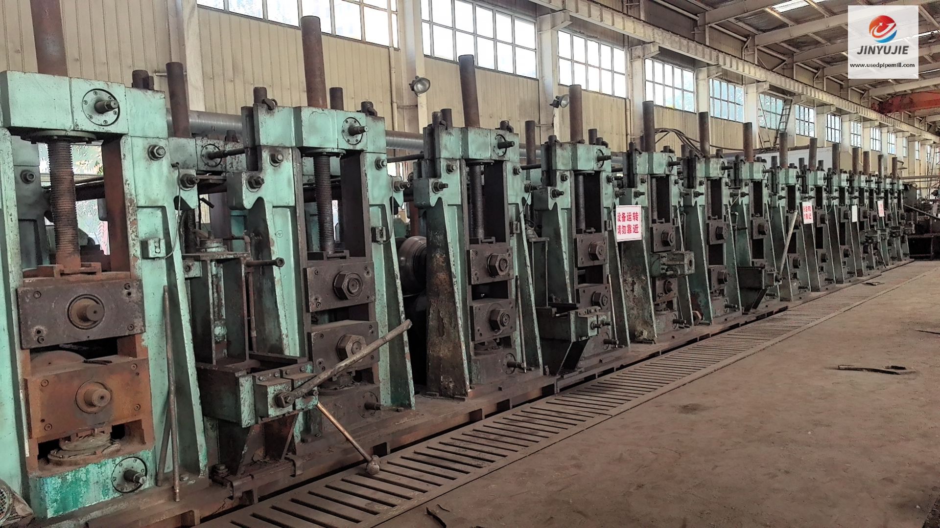 300mm square used direct forming to square rectangular pipe mill line