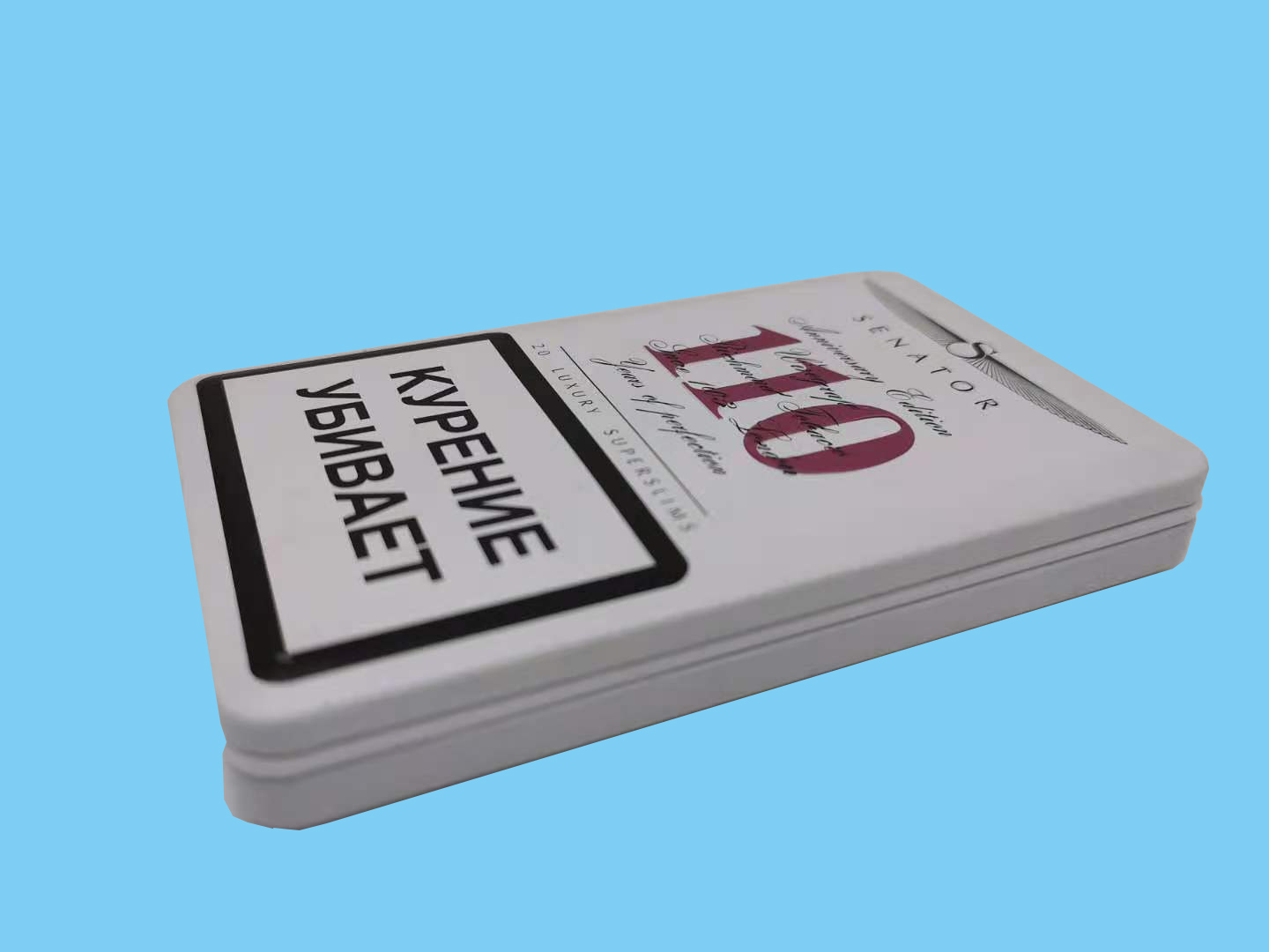 ML-3097 High-quality rectangular cigarrete  tin can with hinge