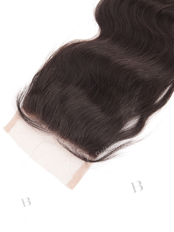 In Stock Chinese Virgin Hair 18" Body Wave Natural Color Top Closure STC-331