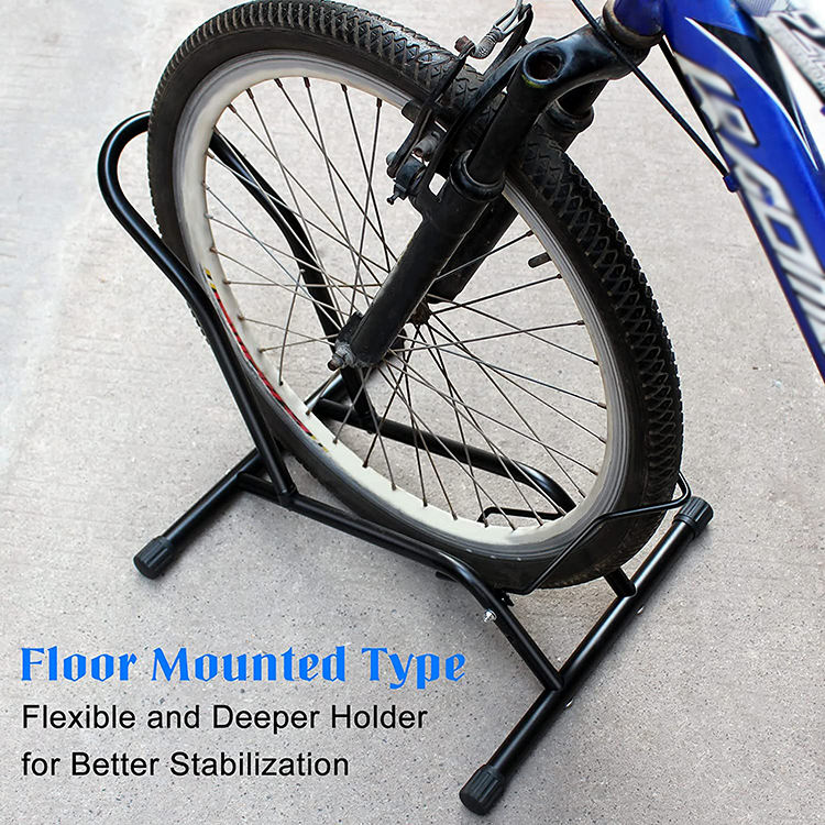 JH-Mech Bike Floor Stand Freestanding Bicycle Floor Parking Rack Stand