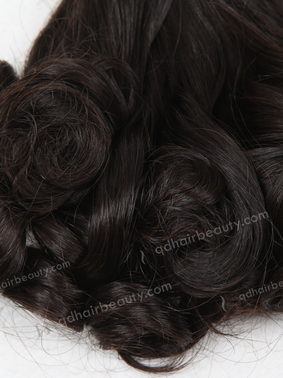 Double Draw 12" Tip Curl Brazilian Human Hair Weave Sale WR-MW-094