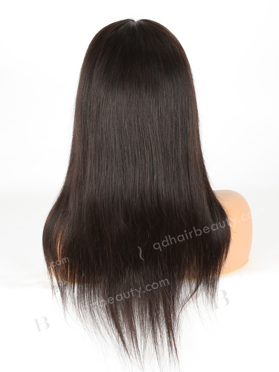 In Stock Indian Remy Hair 16" Straight Natural Color Full Lace Wig FLW-01171