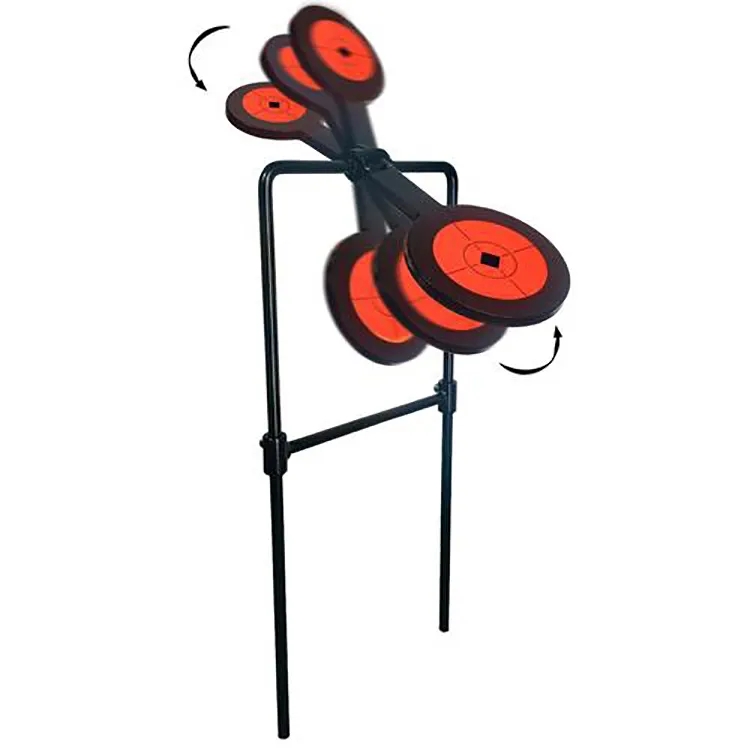 JH-Mech Archery Target Stand For Shooting Practices Portable Folding Spinning Steel