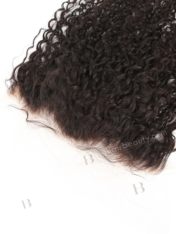 In Stock Indian Remy Hair 22" Tight Curl Natural Color Lace Frontal SKF-106