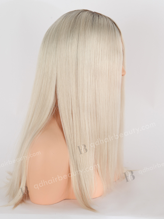 In Stock European Virgin Hair 16" All One Length Straight T9/White Color Grandeur Wig GRD-08019