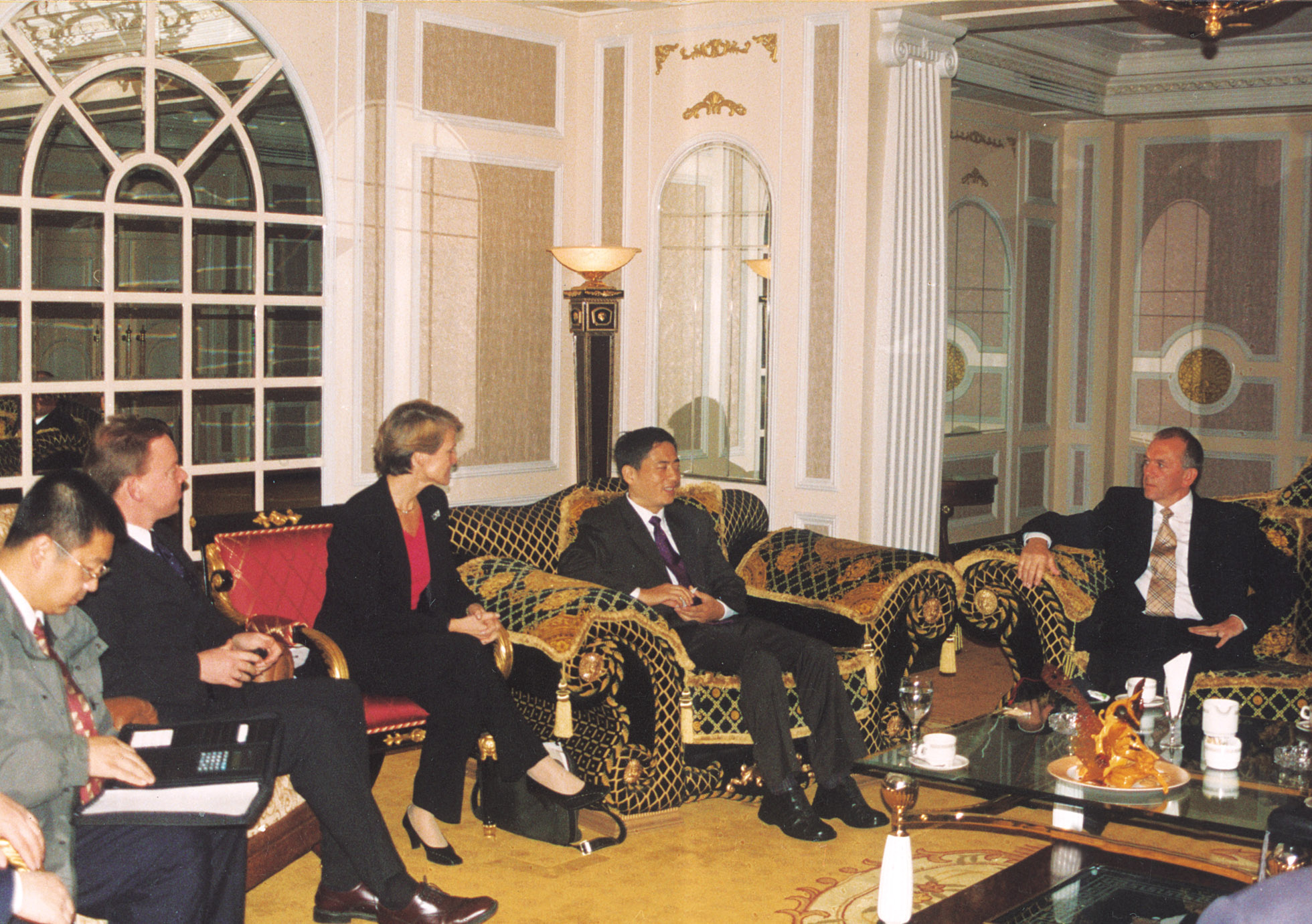 President Bin Chen meeting with the British Prime Minister’s assistant, Jeff Moore