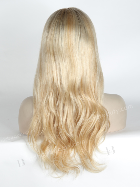 In Stock Brazilian Virgin Hair 18" Slight Wave T8/60/25/8# highlights Lace Front Wig MLF-04025